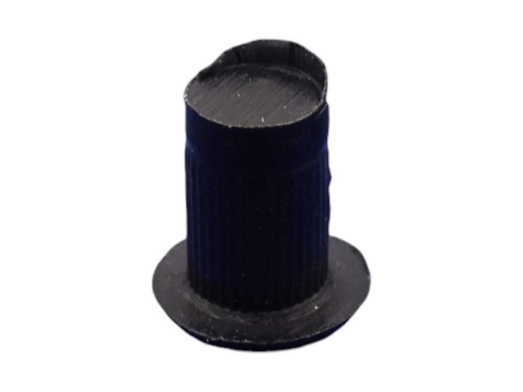 11335 innen 6 kant schraube zierstopfen 6mm schaft flachkopf schwarz 1