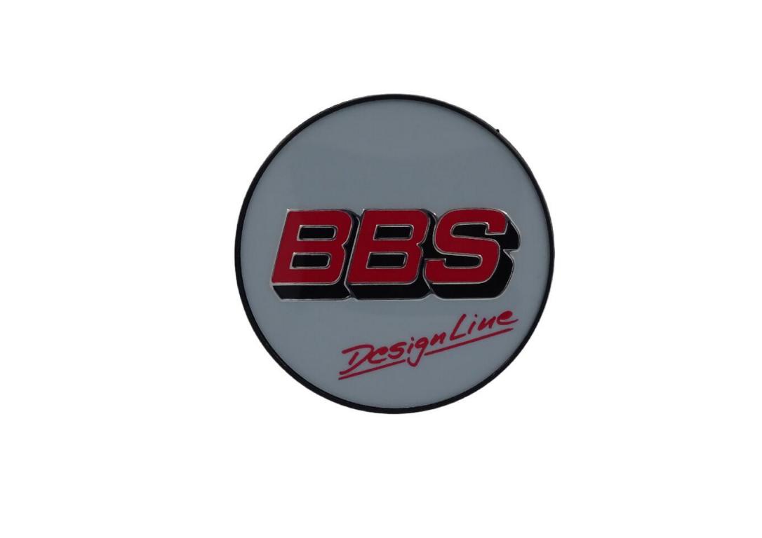 11701 bbs emblem grau rot 56mm 09 24 337 design line 1