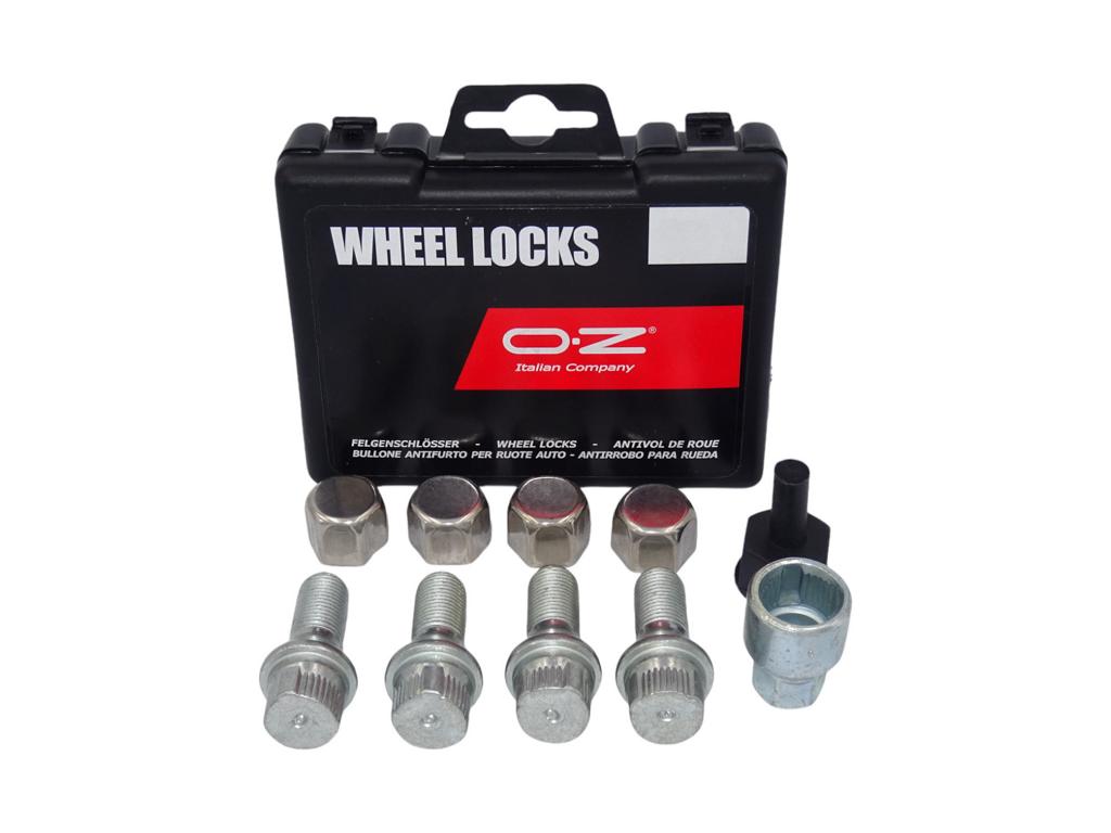 Oz felgenschloss 4x radschraube b kegelbund schlussel adapter staubkappe 1