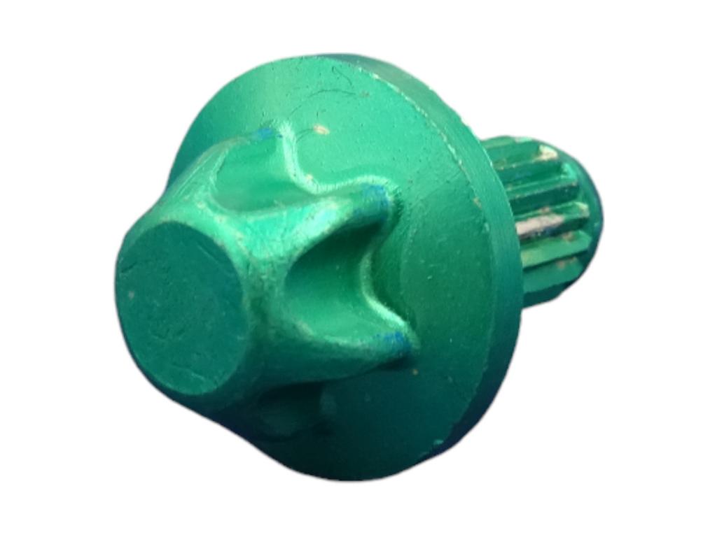 11749 aussentorx zierstopfen alu gruen elox 6mm schaft 1