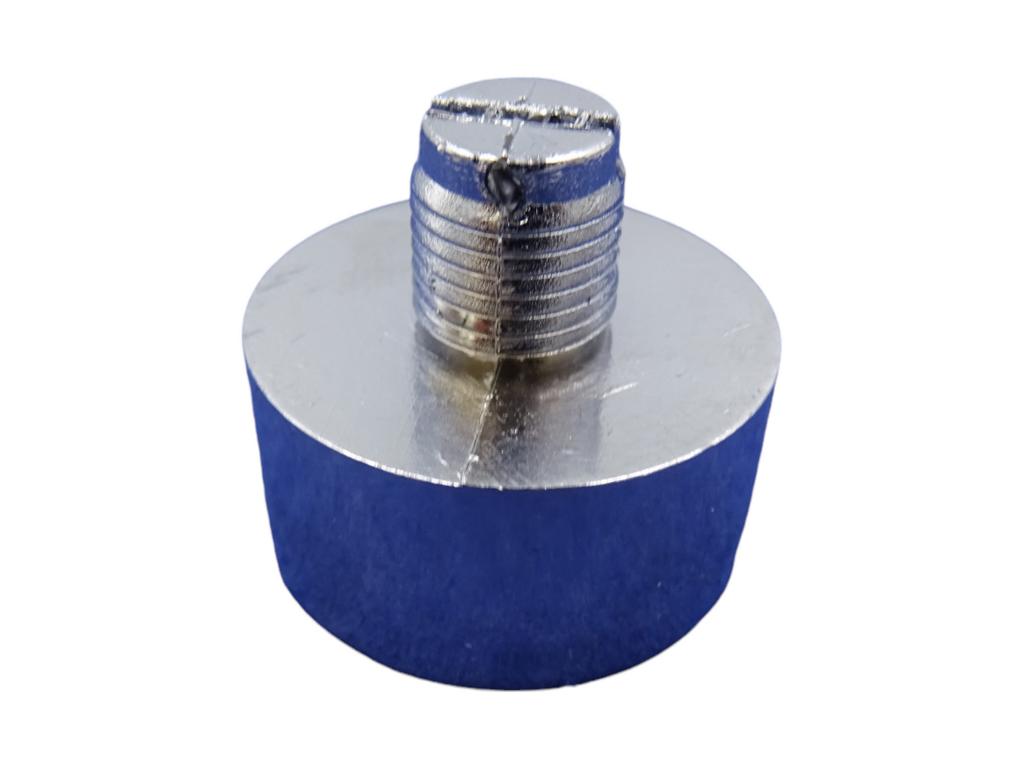 12115 6 kant zierstopfen 10mm schaft kopf 25 5mm chrom 1