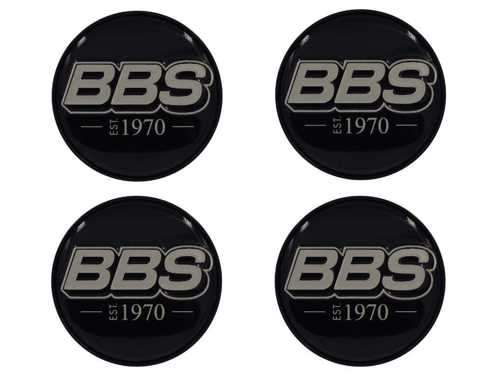 12347 4 bbs emblem schwarz weissgold 56mm 58071040 4 est1970
