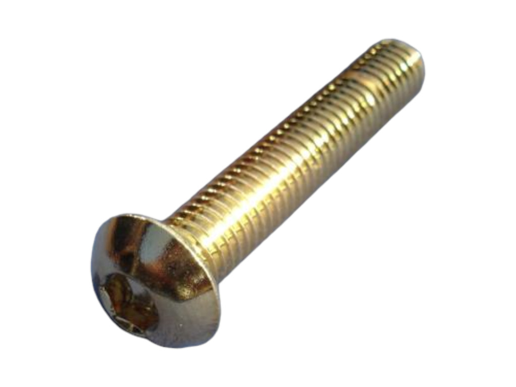 11047 flachkopfschrauben m6x35 vergoldet