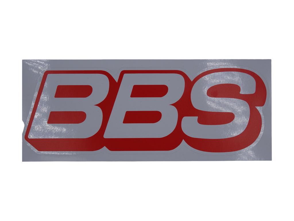 12341 bbs aufkleber rot weiss groesse ca 28x9 6 cm