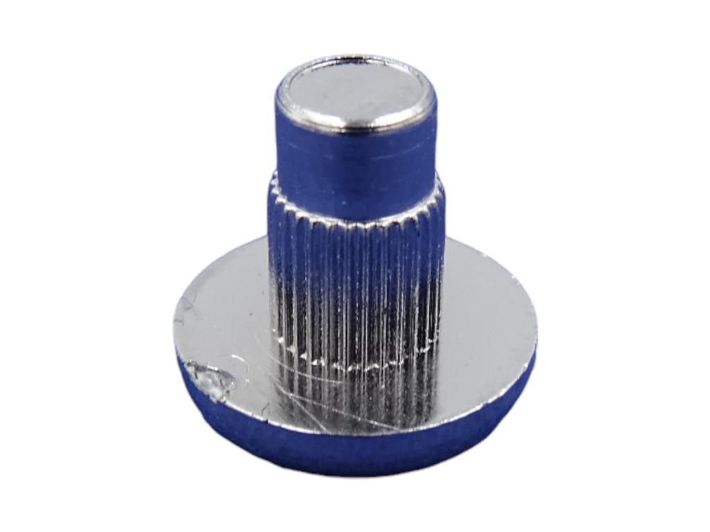 11340 innen 6 kant schraube zierstopfen 6mm schaft flachkopf verchromt 1