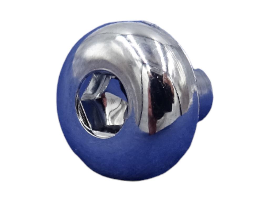 11340 innen 6 kant schraube zierstopfen 6mm schaft flachkopf verchromt