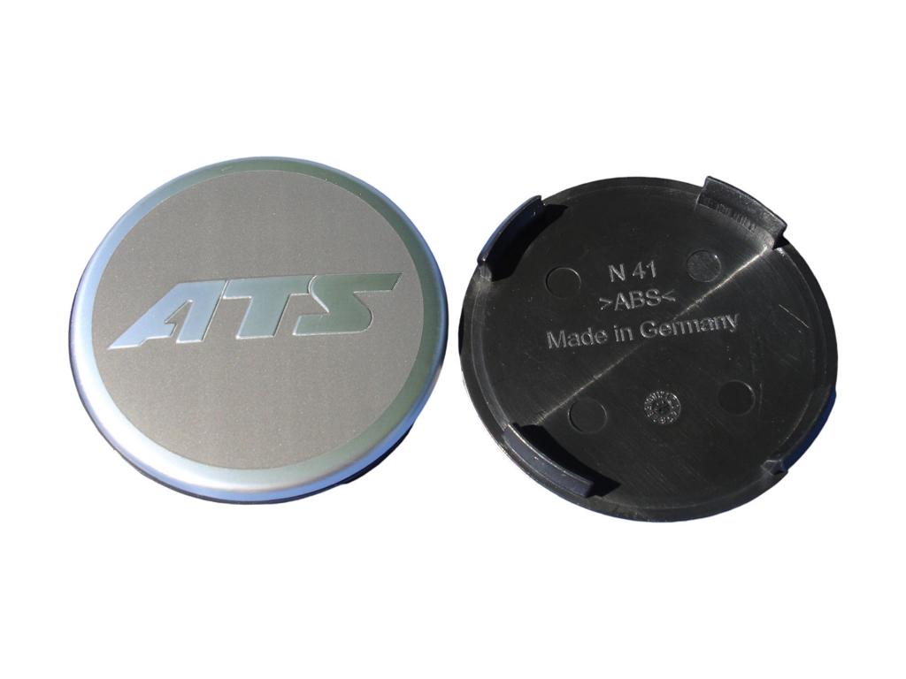 11605 ats nabenkappe n41 63 8 mm grau logo metall