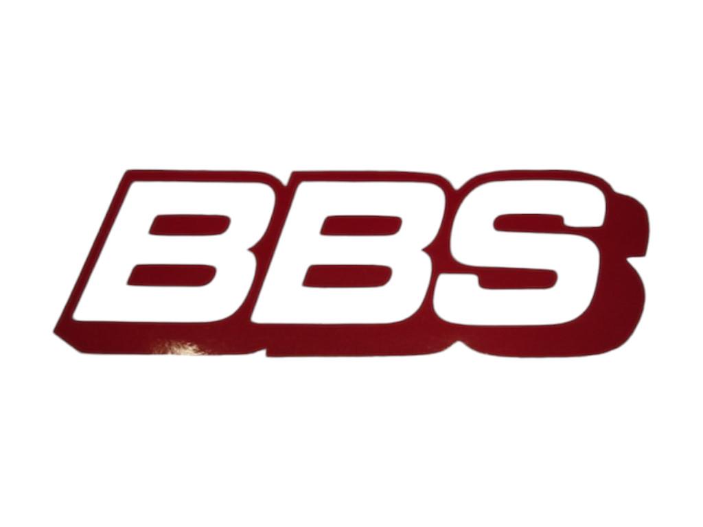 11444 bbs felgenbett aufkleber rot 80mm x 26mm