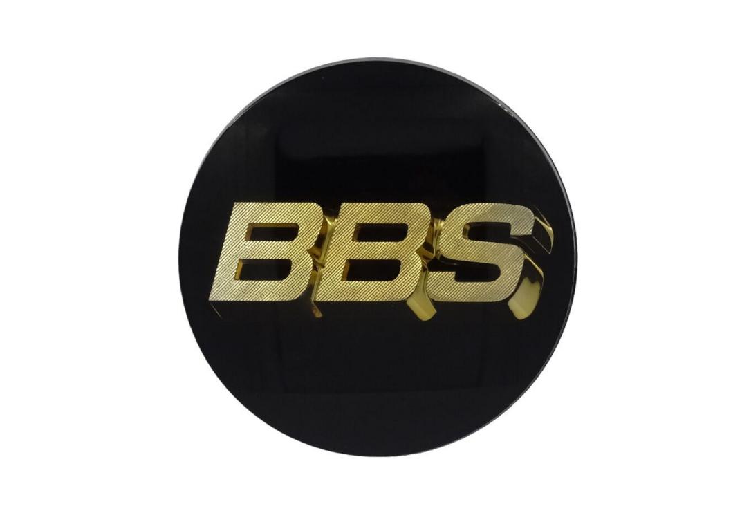 11297 bbs emblem schwarz gold 3d 70mm 56 24 073 japan 1
