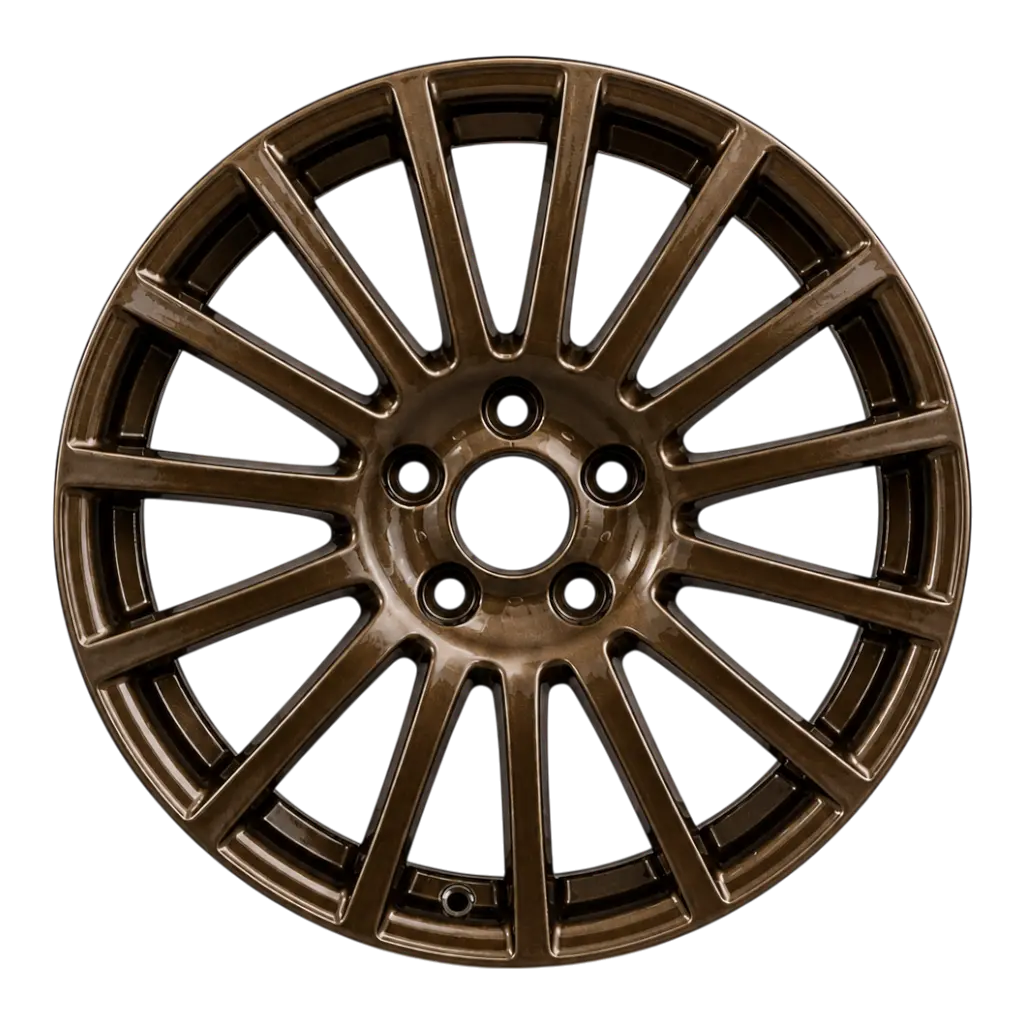 PKW-Felge Pulverbeschichtung in Macadamia Metallic – Chrom-Store