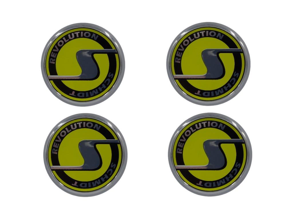 12531 4 schmidt revolution flache kappe sc3 chrom gelb