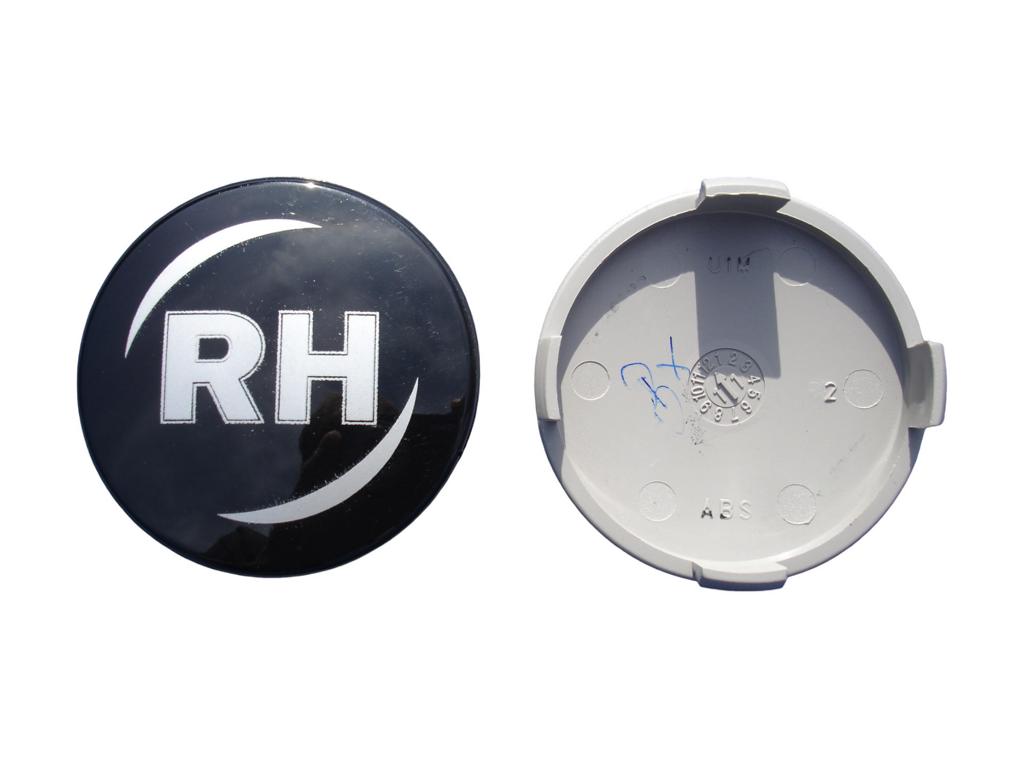 11309 rh nabenkappe 45165 schwarz silber schrift 60mm