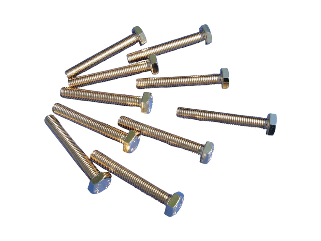 10168 sechskantschrauben m10x70 vergoldet