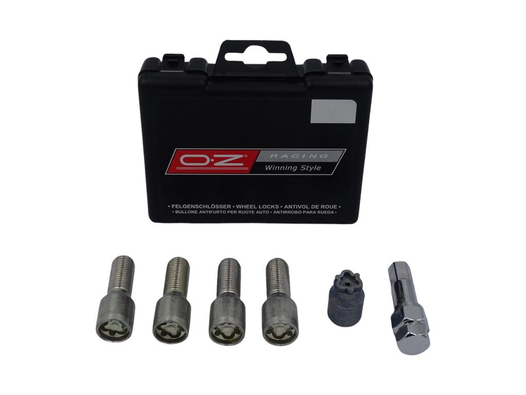 Oz felgenschloss 4x sternschraube kegelbund schlussel adapter  1