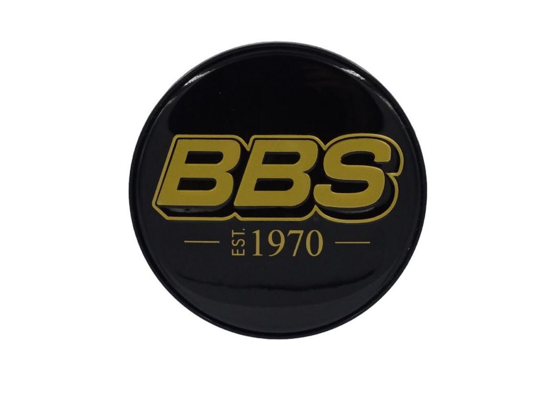 12351 bbs emblem schwarz gold 70mm 58071039 est1970 1