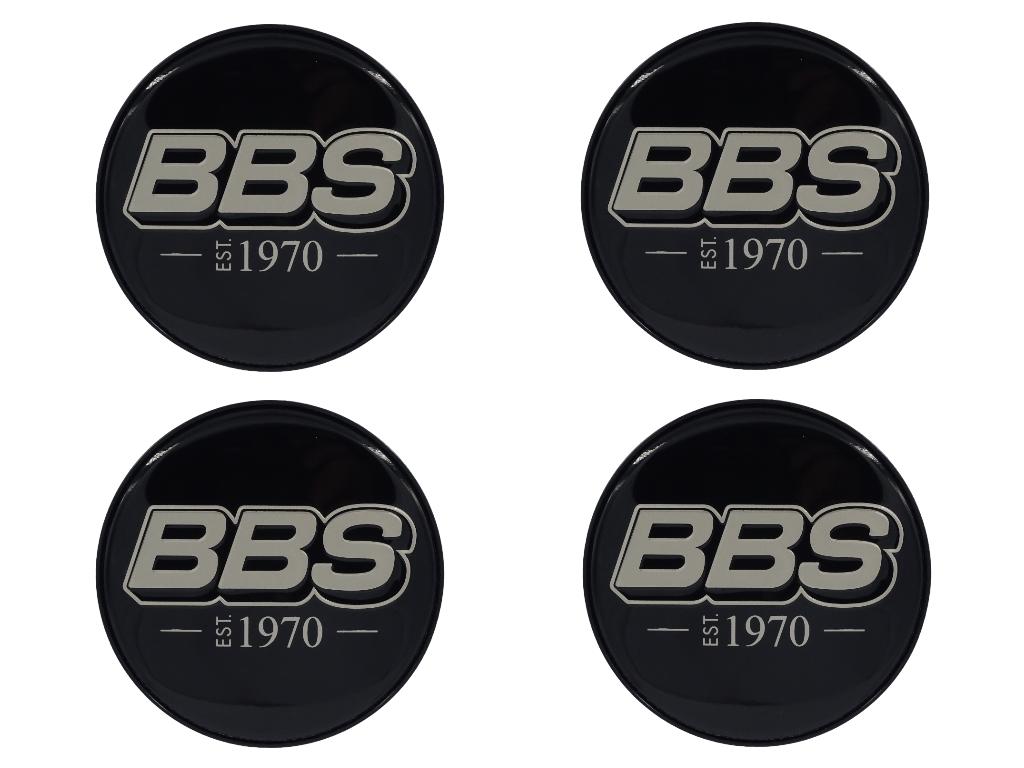 12352 4 bbs emblem schwarz weissgold 70mm 58071041 4 est1970