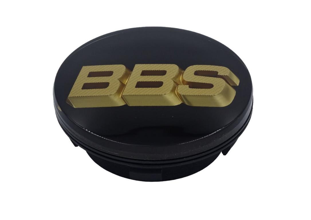 12367 bbs rotationskappe 3d schwarz gold 70mm 58071048 2