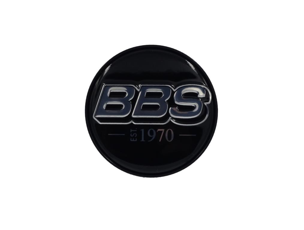 12349 bbs emblem schwarz chrom 56mm 58071044 est1970 1