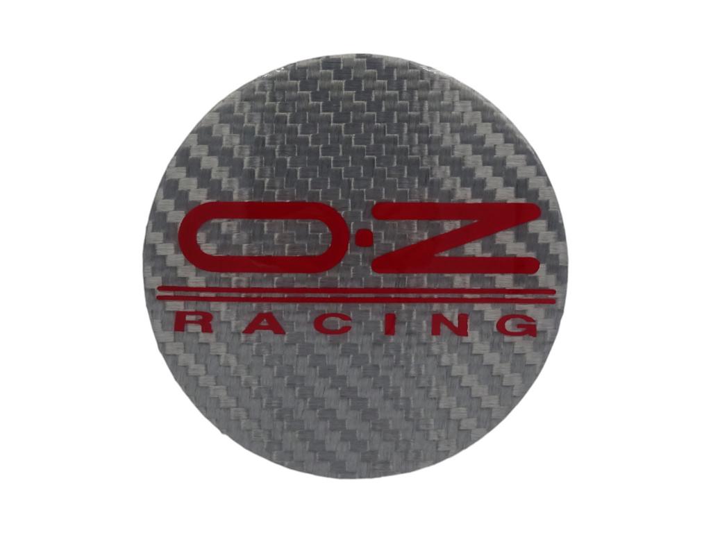 10873 oz racing nabenkappe carbonlook silber 81310444 81310669 1