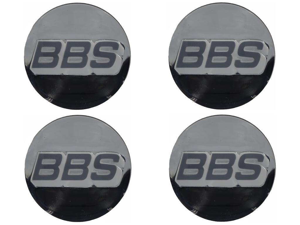 12292 4 bbs emblem 3d chrome grau weiss 56mm 58071046