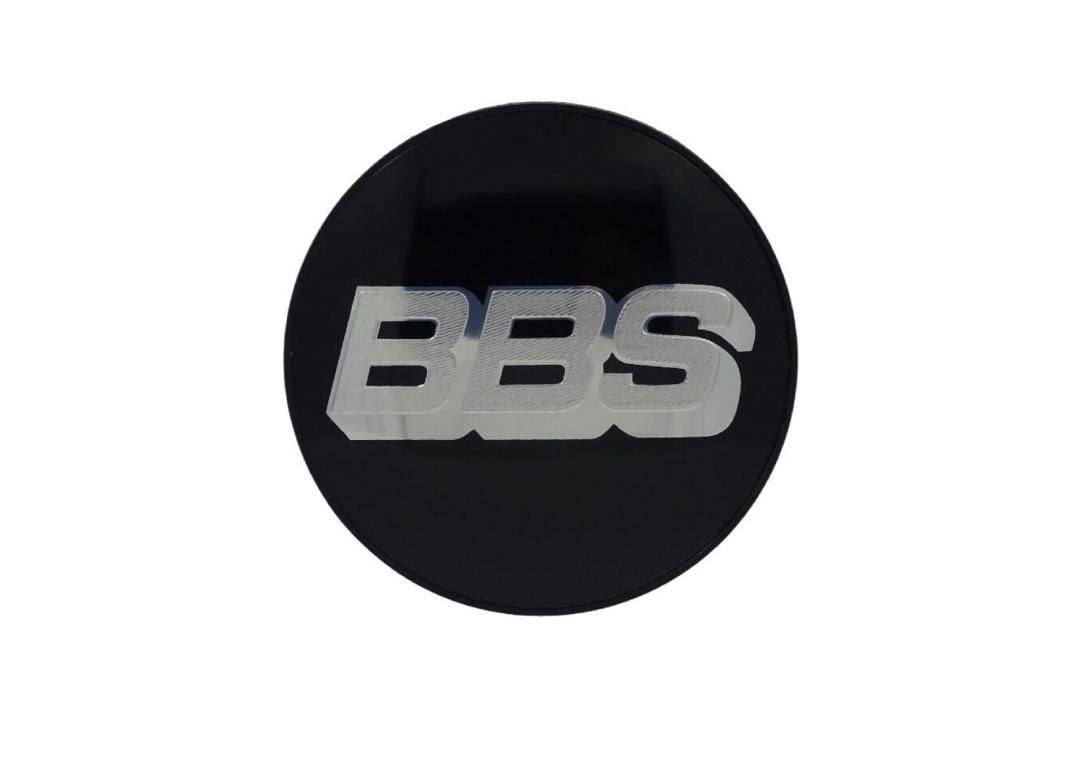 11368 bbs emblem schwarz chrom 76 5mm 09 24 658 1