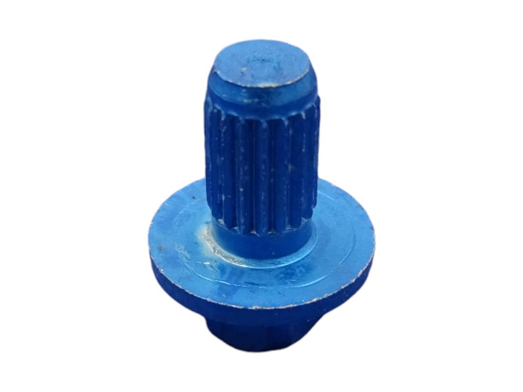 11750 aussentorx zierstopfen alu blau elox 6mm schaft 1