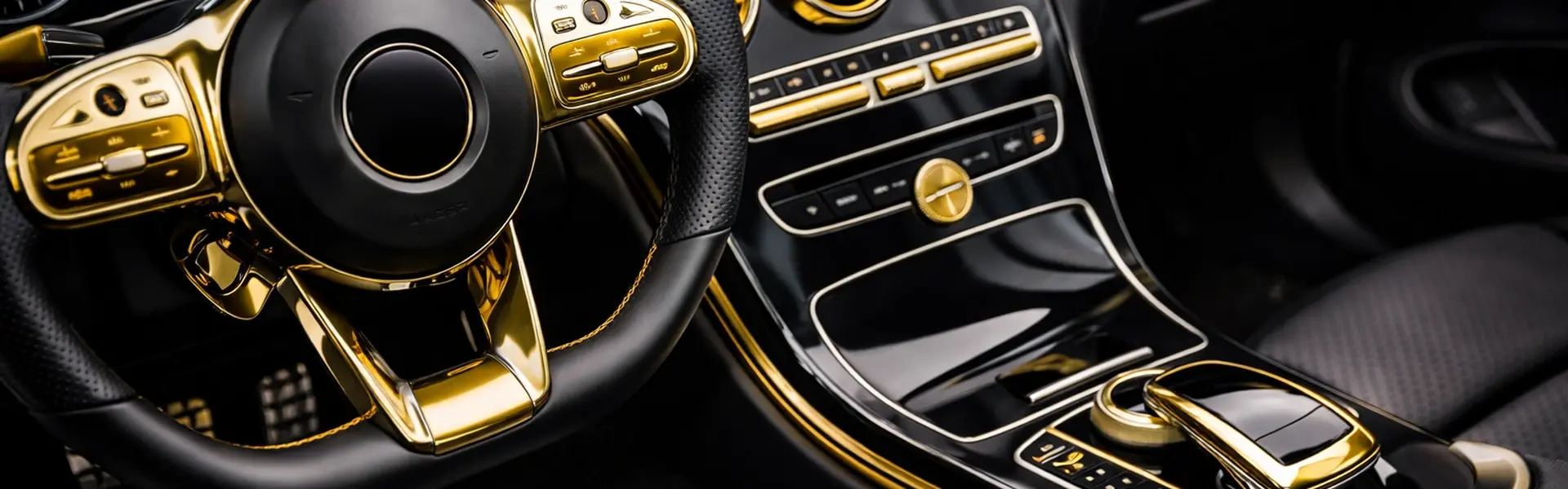 Vergoldetes Innenraumstyling – Luxuriöse Gold-Akzente für dein Cockpit