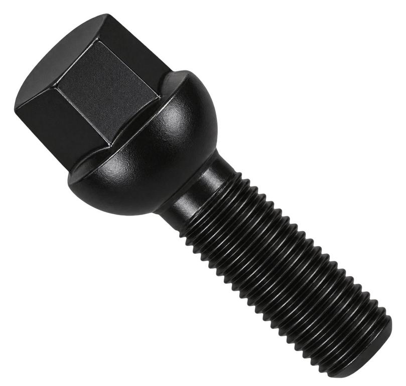 OZ Radschraube mit Kugelbund in Schwarz Black Edition für Alufelgen