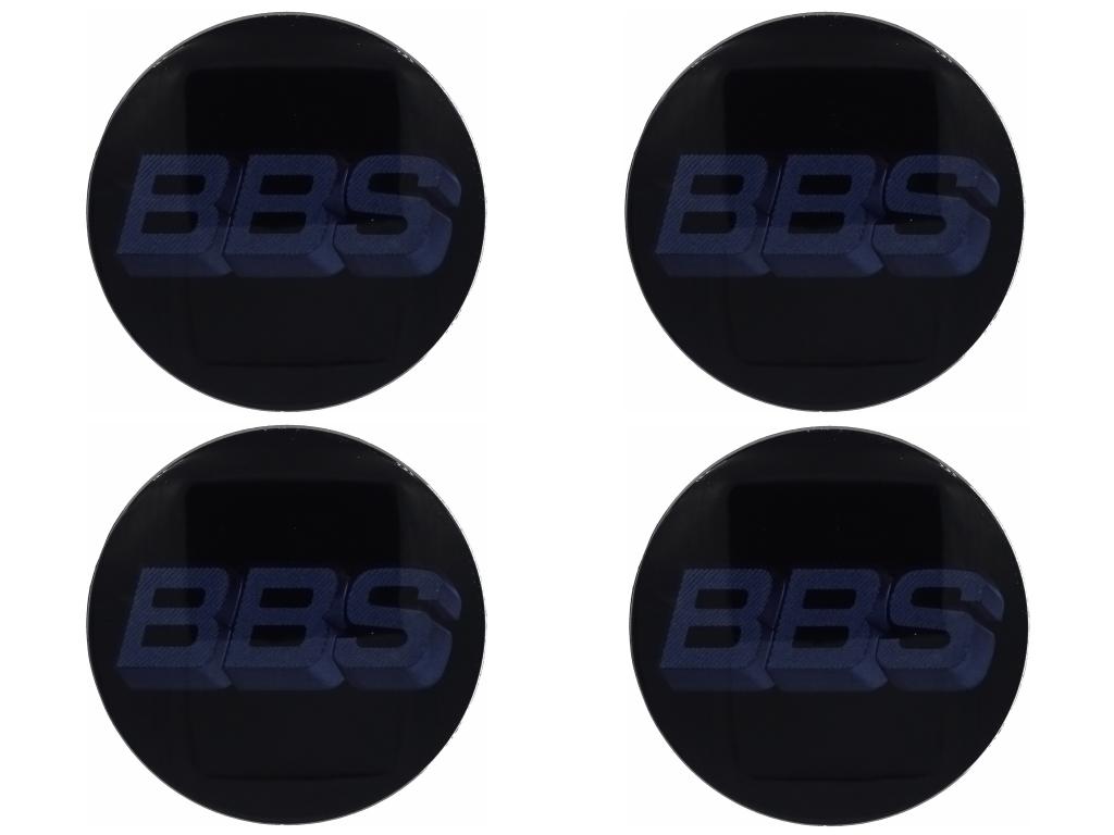 12344 4 bbs emblem 3d schwarz indigo blue 56mm 58071068