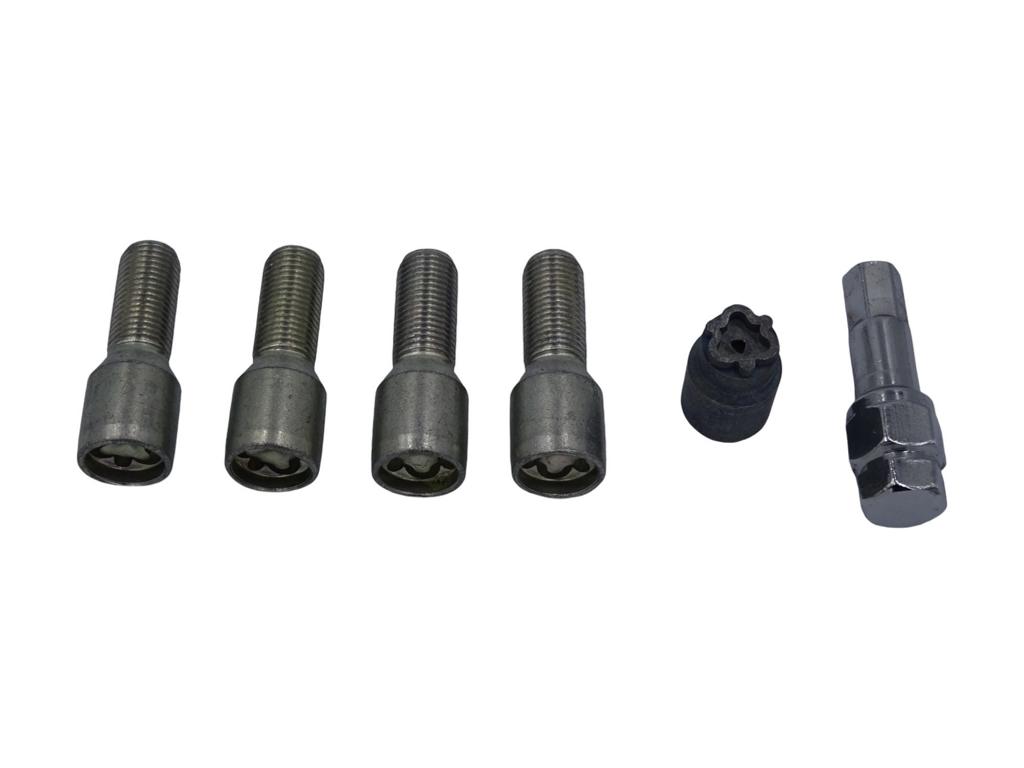 Oz felgenschloss 4x sternschraube kegelbund schlussel adapter  2