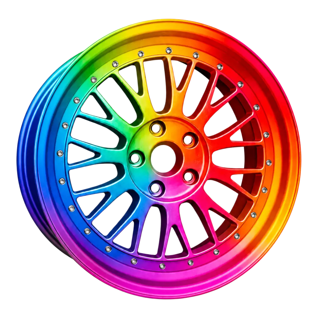 Mehrteilige PKW-Felge Pulverbeschichtung RAL Classic-Farbe nach Wunsch – Chrom-Store