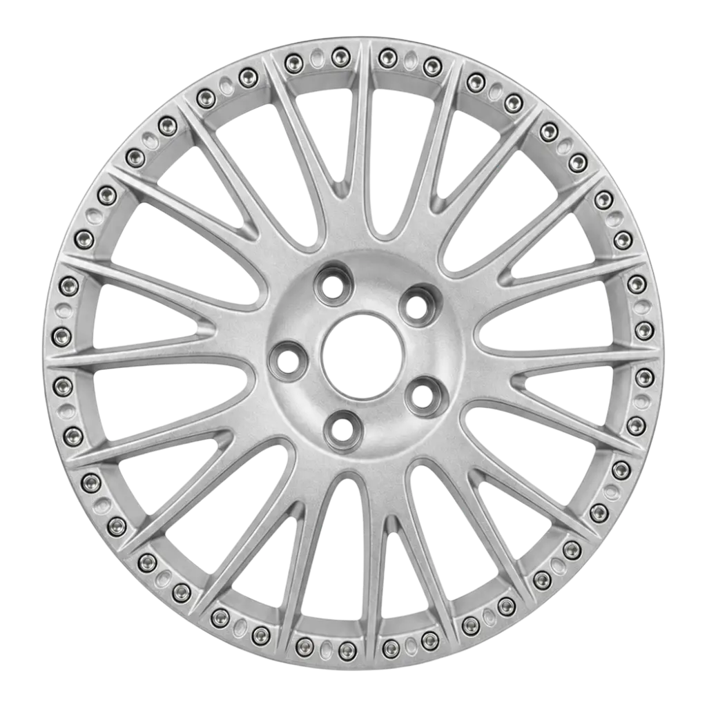 Felgenstern Pulverbeschichtung in CFX Silber – Chrom-Store