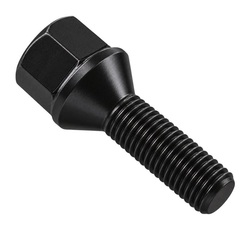 OZ Radschraube mit Kegelbund in Schwarz Black Edition für Alufelgen