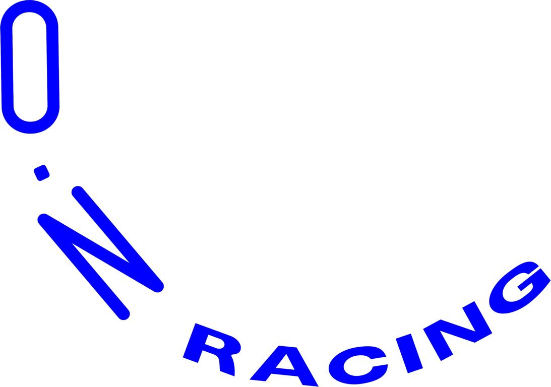 Oz rally racing aufkleber 17 19 zoll blau