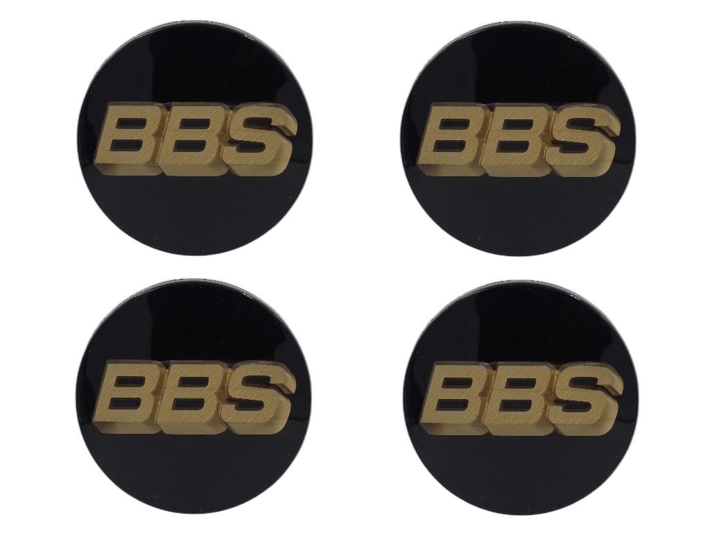 12298 4 bbs emblem 3d schwarz bronze 70mm 58071071