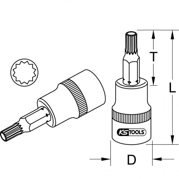 Ks tools zeichnung vielzahn xzn