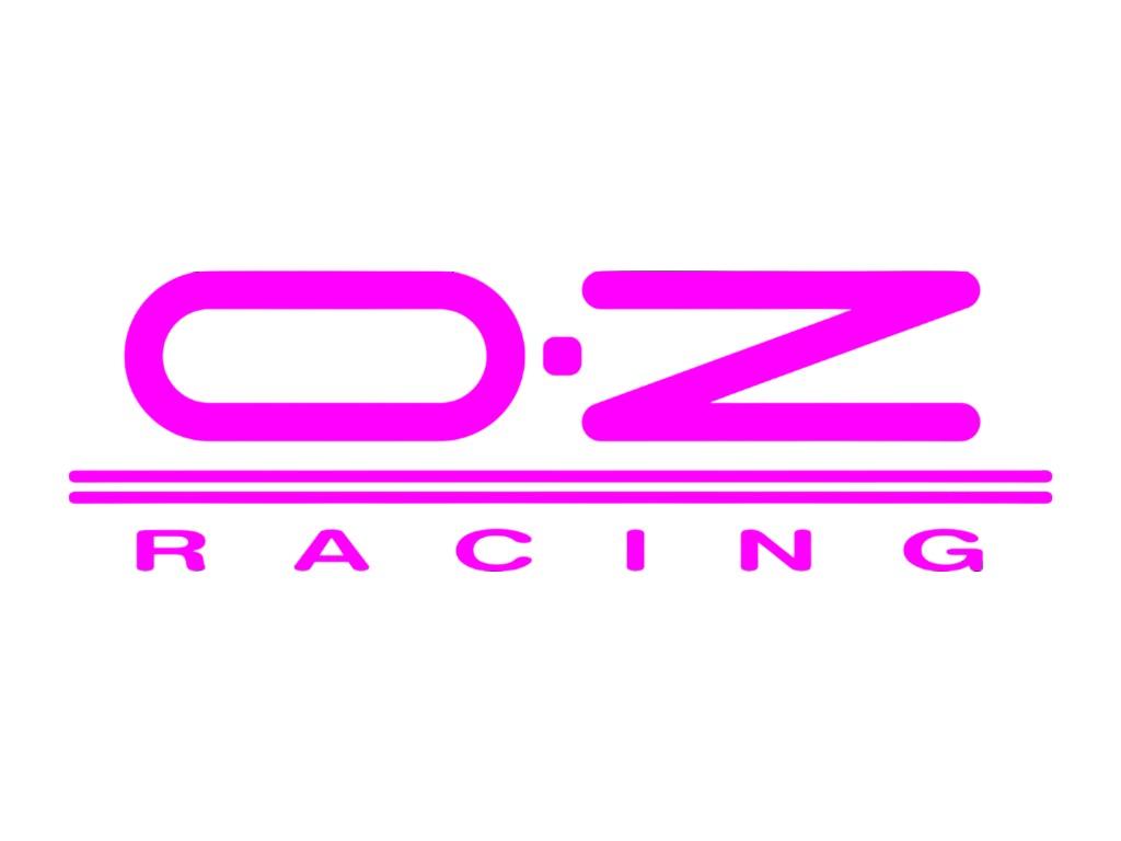 12539 pk oz racing aufkleber gerade pink 30mmx100mm