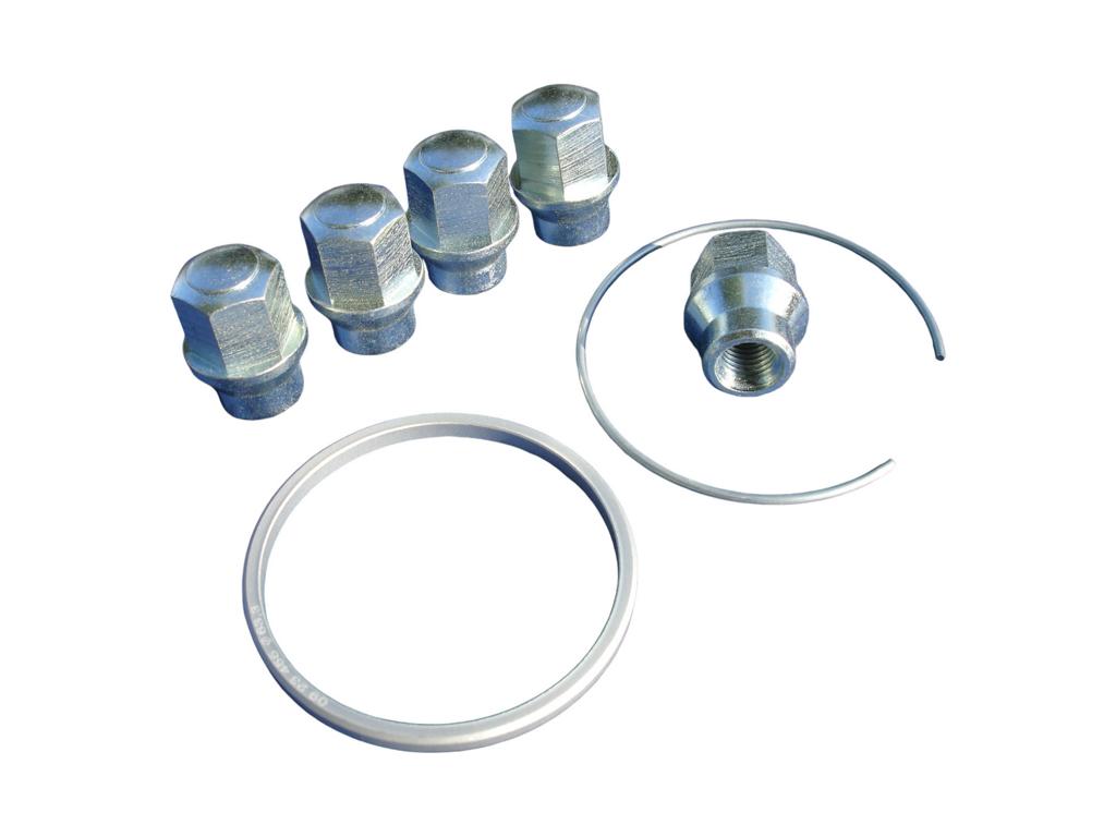 Bbs montagesatz mit 5 radmuttern