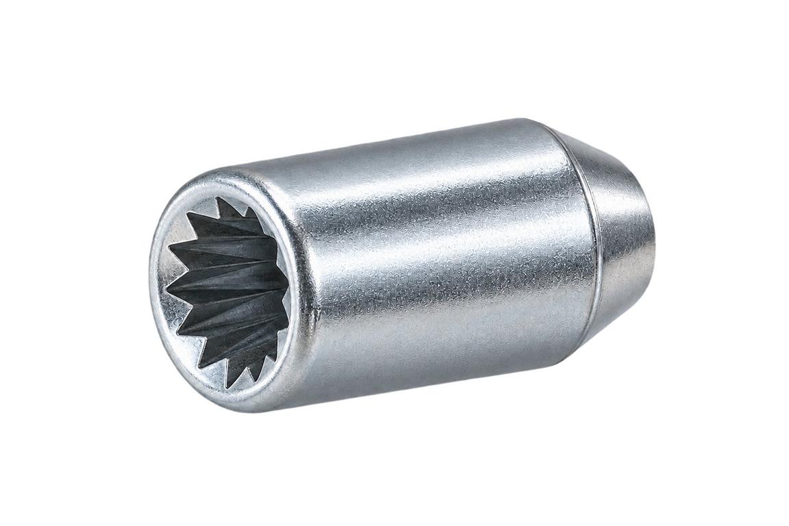 OZ Radmutter mit Innenstern und Kegelbund für Alufelgen Silber