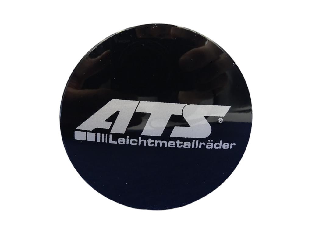 12146 ats nabenkappe n23 schwarz ats logo silber 1